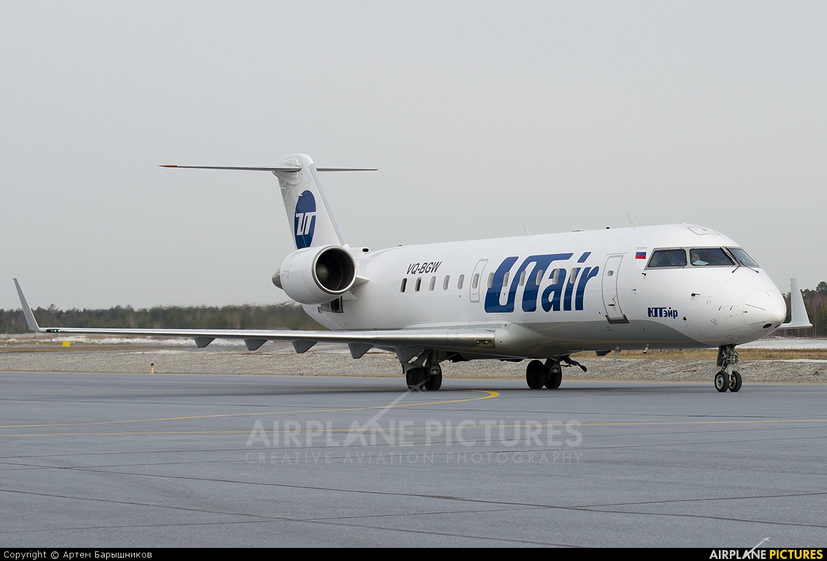 UTair VQ-BGW aircraft at Surgut