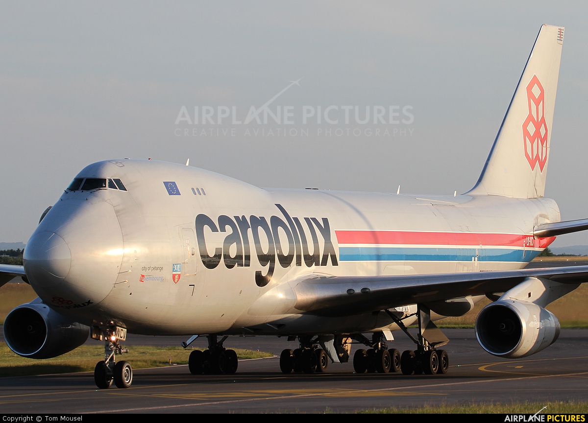Cargolux LX-WCV aircraft at Luxembourg - Findel