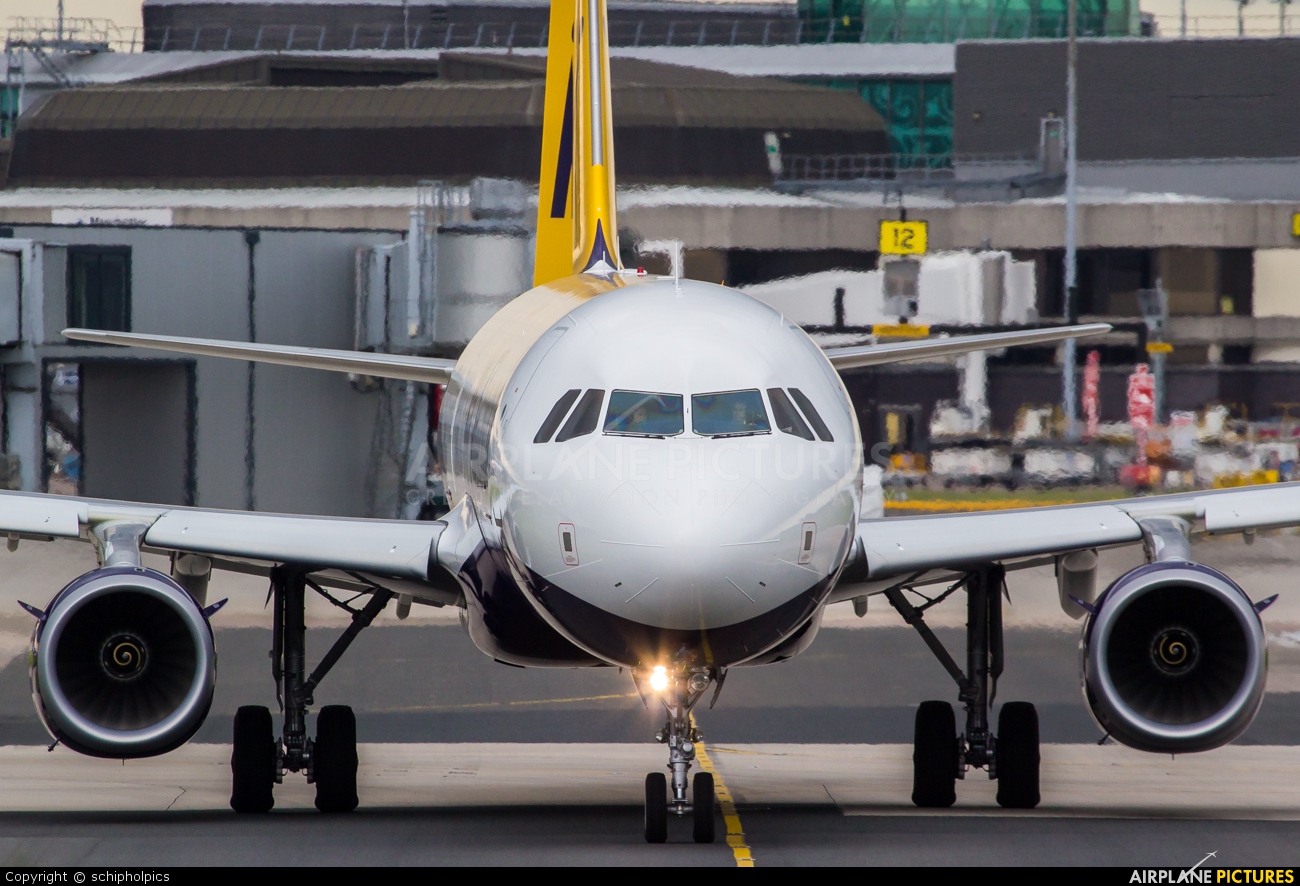 Monarch Airlines G-ZBAM aircraft at Manchester