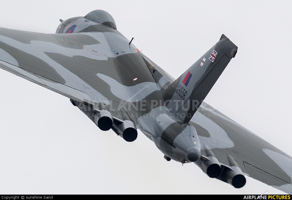 Vulcan to the Sky Trust G-VLCN aircraft at Scampton