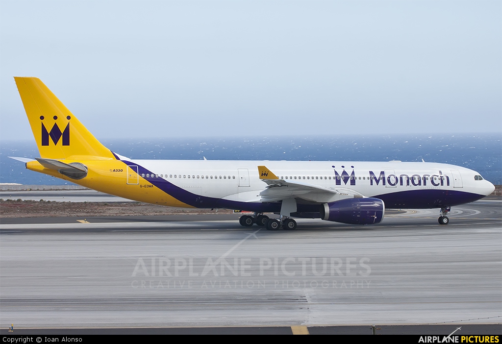 Monarch Airlines G-EOMA aircraft at Tenerife Sur - Reina Sofia