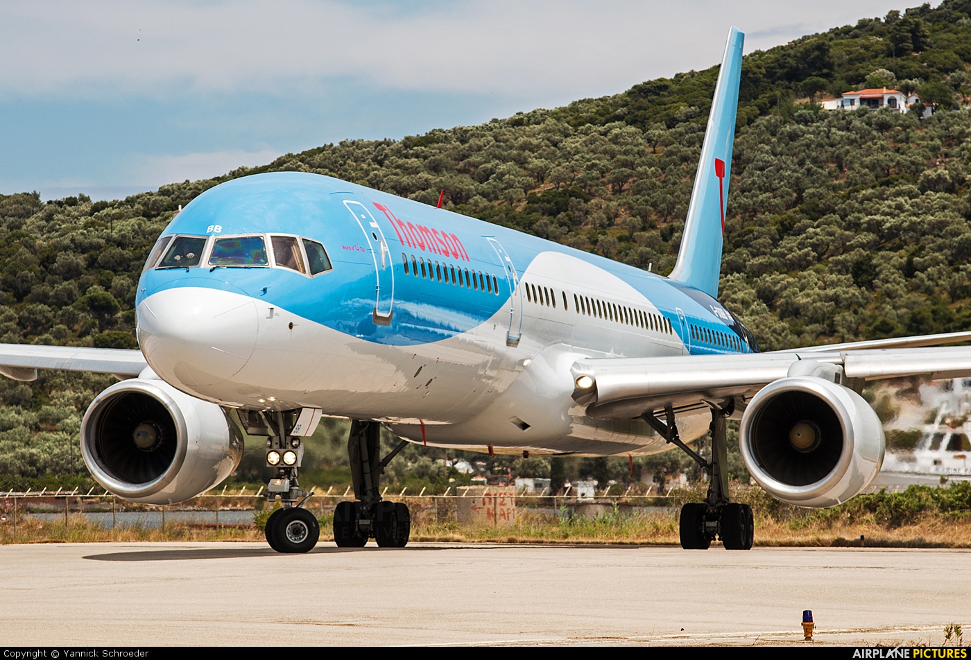 Thomson/Thomsonfly G-OOBB aircraft at Skiathos