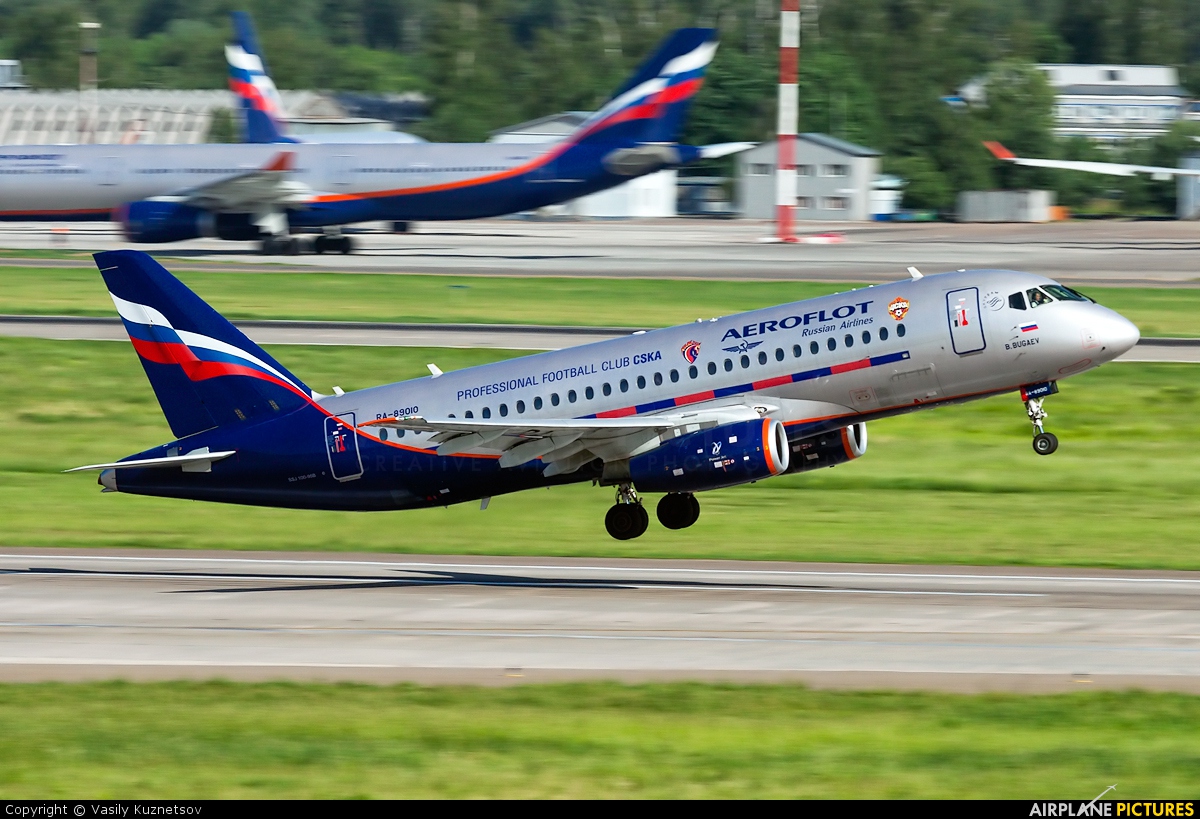 Aeroflot RA-89010 aircraft at Moscow - Sheremetyevo