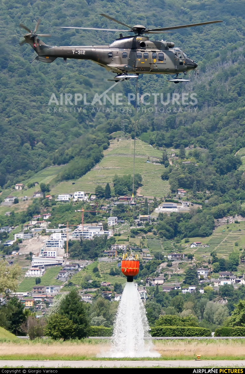 Switzerland - Air Force T-312 aircraft at Locarno