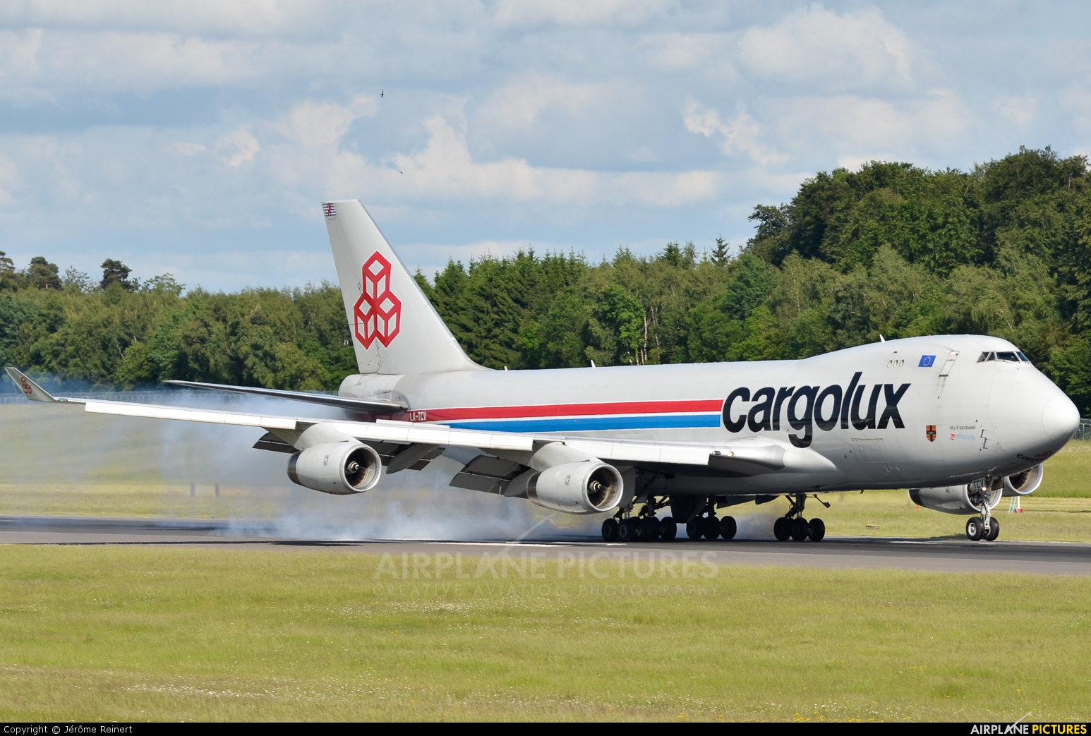 Cargolux LX-TCV aircraft at Luxembourg - Findel