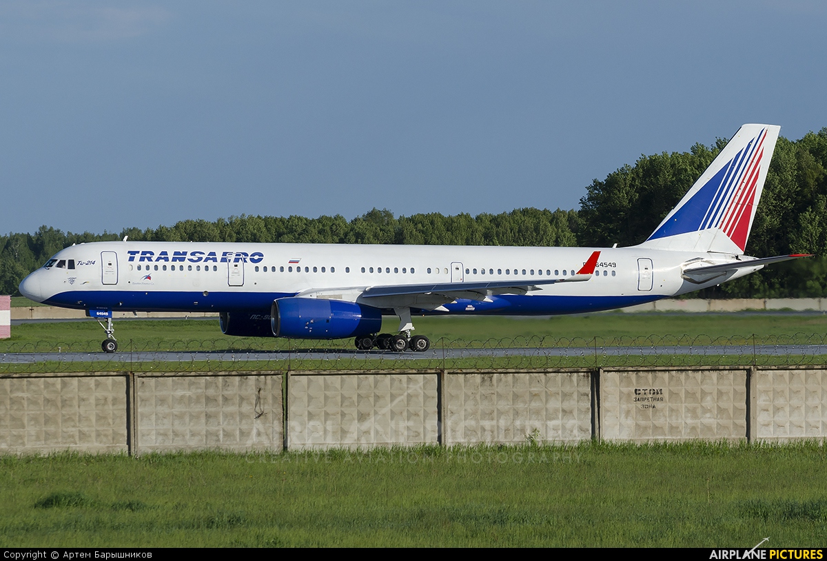 Transaero Airlines RA-64549 aircraft at Tyumen-Roschino