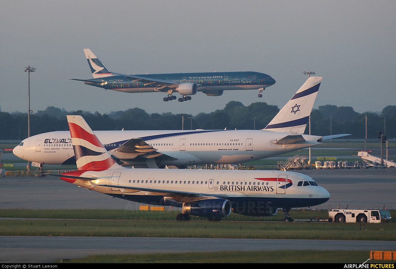 British Airways G-EUOD aircraft at London - Heathrow