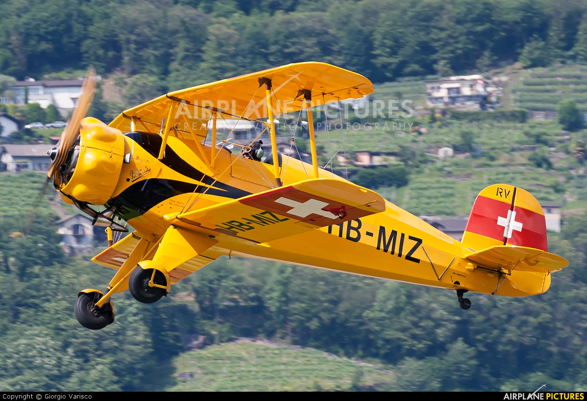 Private HB-MIZ aircraft at Locarno