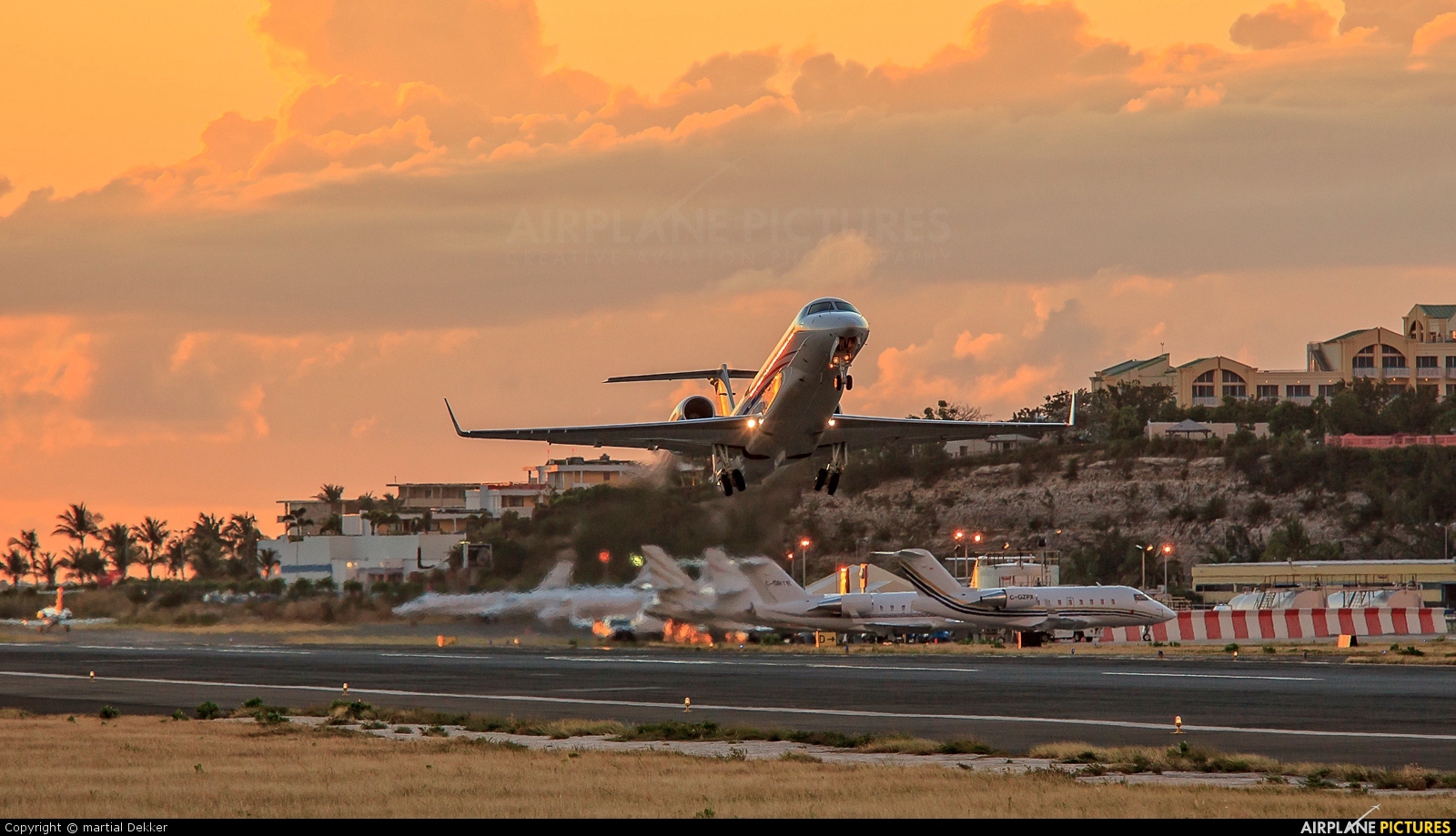 Panama - Air Force HP-1A aircraft at Sint Maarten - Princess Juliana Intl
