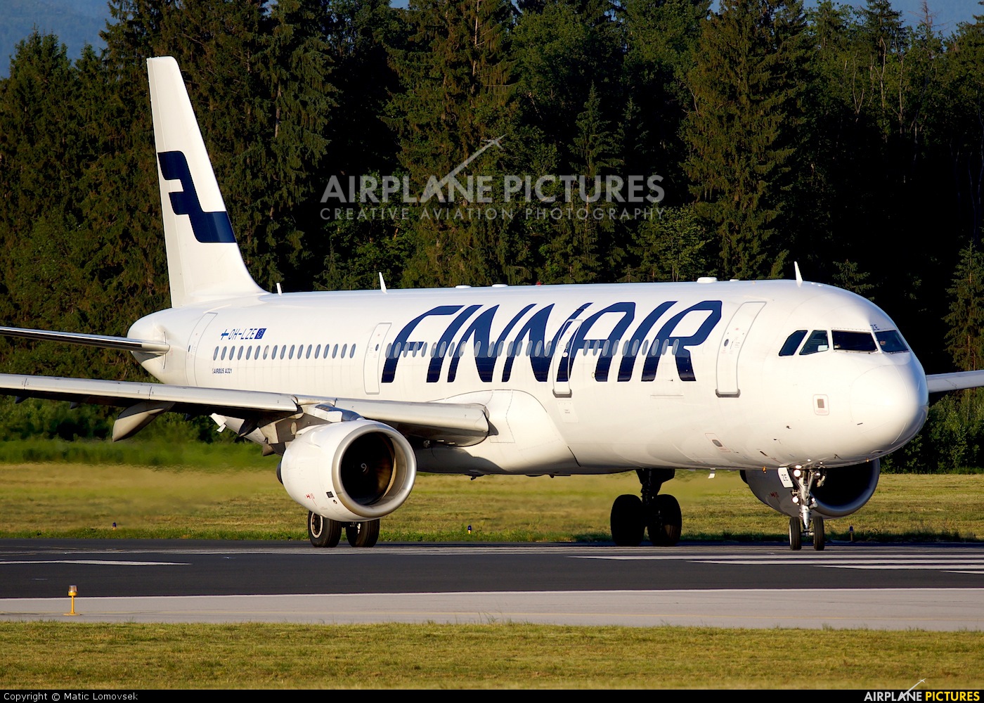 Finnair OH-LZE aircraft at Ljubljana - Brnik