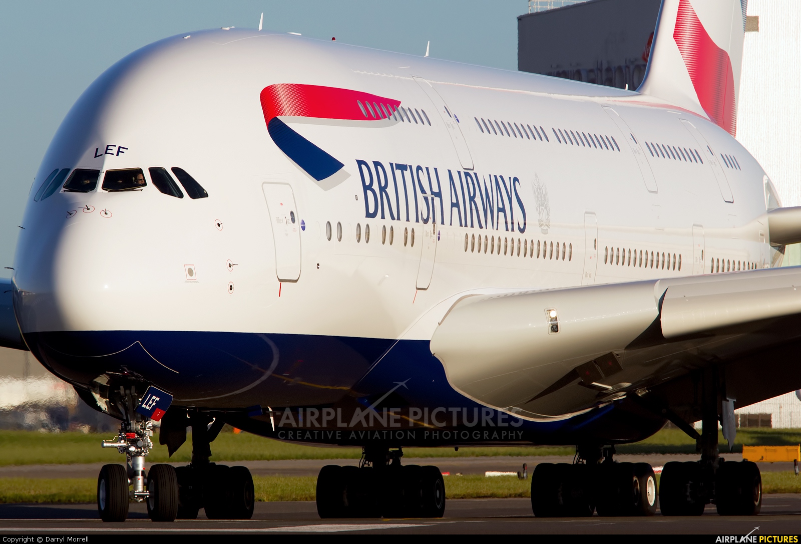 British Airways G-XLEF aircraft at London - Heathrow