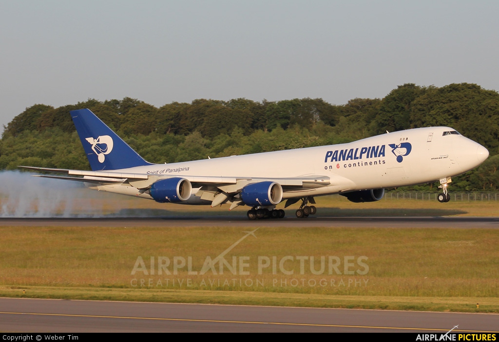 Panalpina N850GT aircraft at Luxembourg - Findel