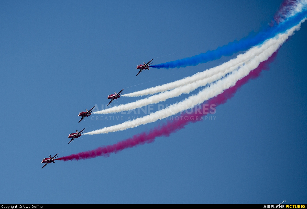 Royal Air Force "Red Arrows" XX227 aircraft at Off Airport - England