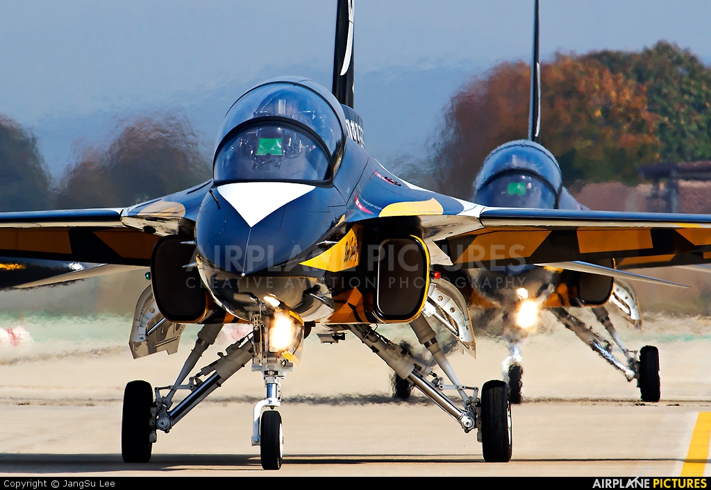 Korea (South) - Air Force: Black Eagles 10-0058 aircraft at Osan AB