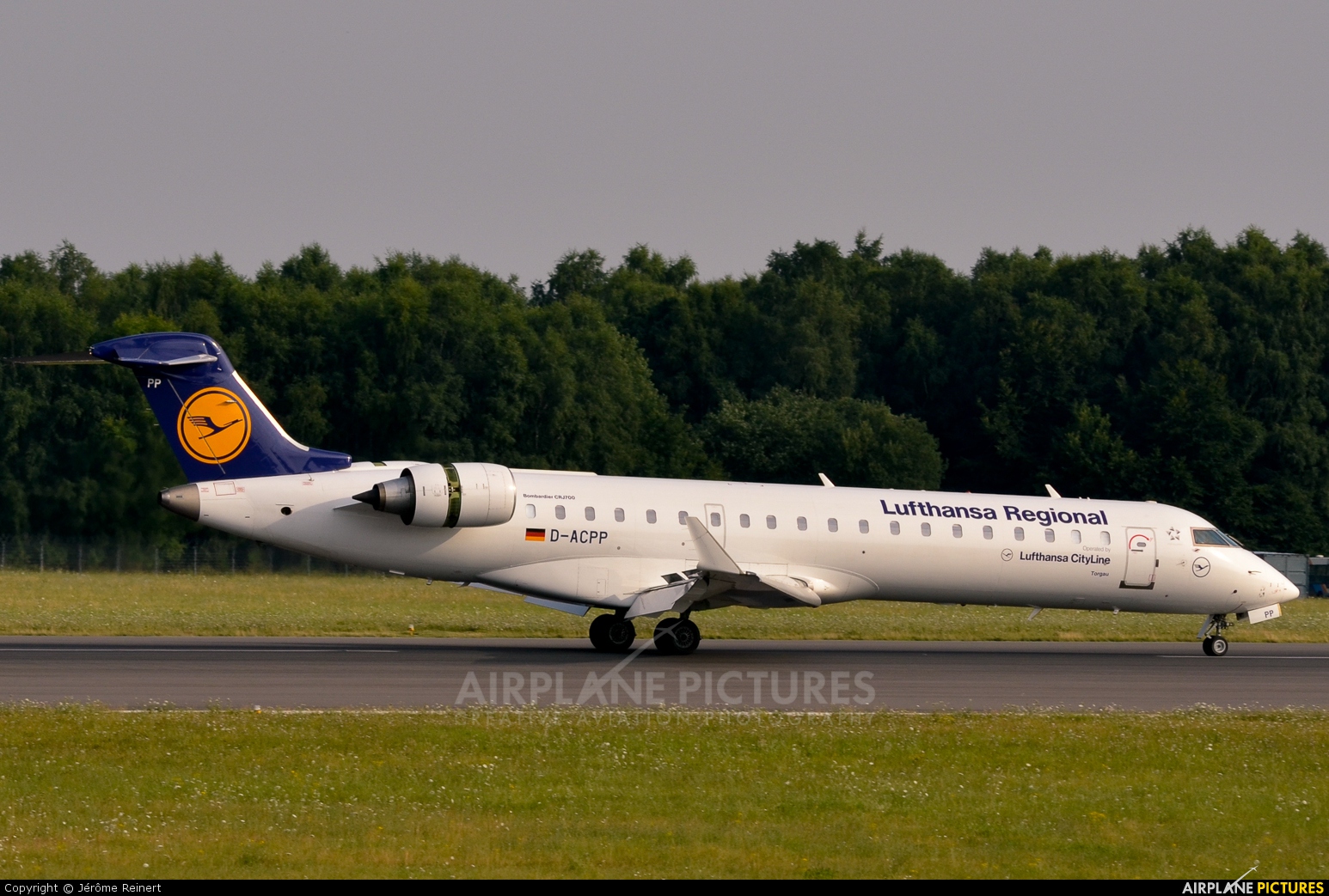 Lufthansa Regional - CityLine D-ACPP aircraft at Luxembourg - Findel