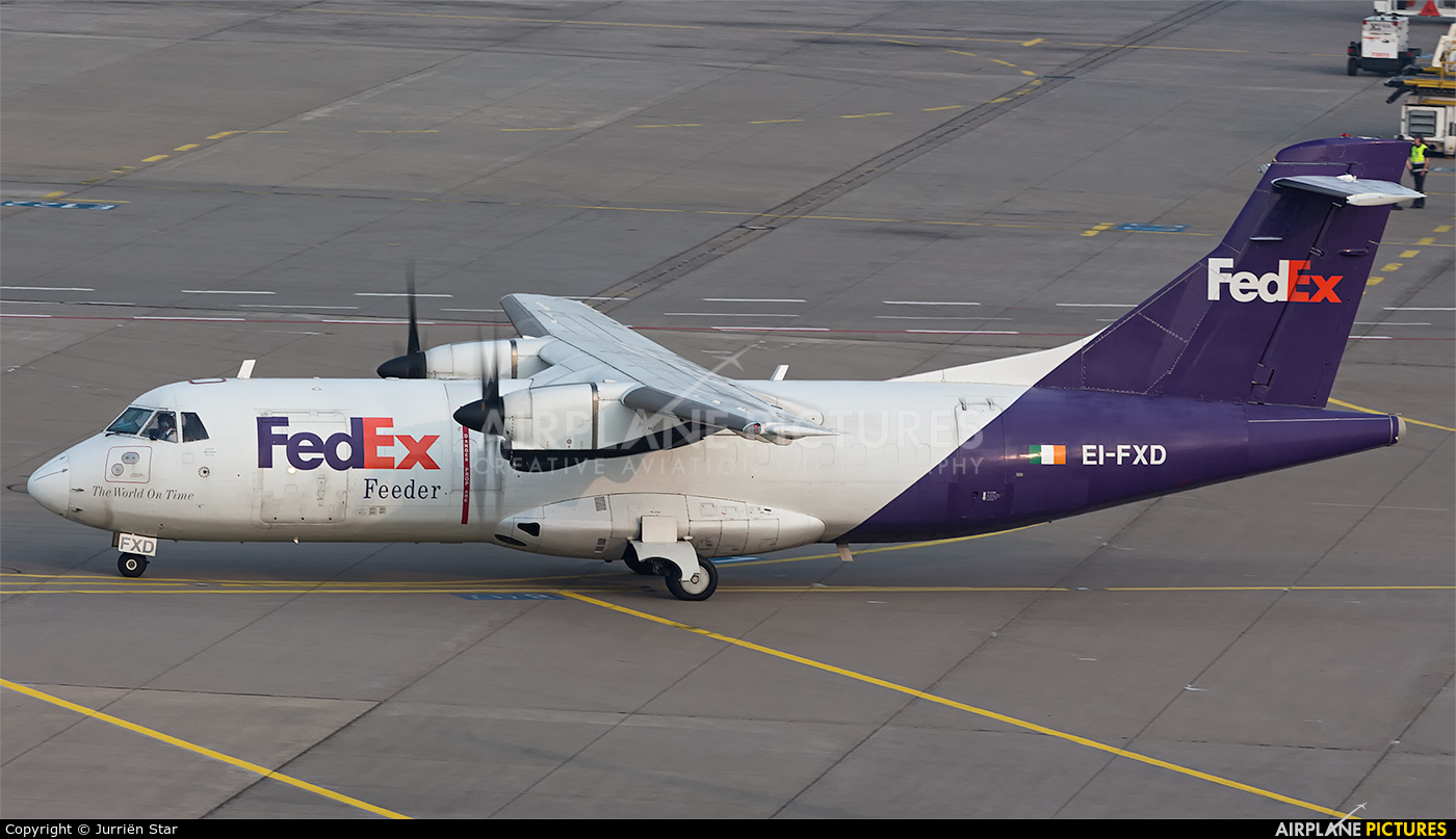 FedEx Feeder EI-FXD aircraft at Cologne Bonn - Konrad Adenauer