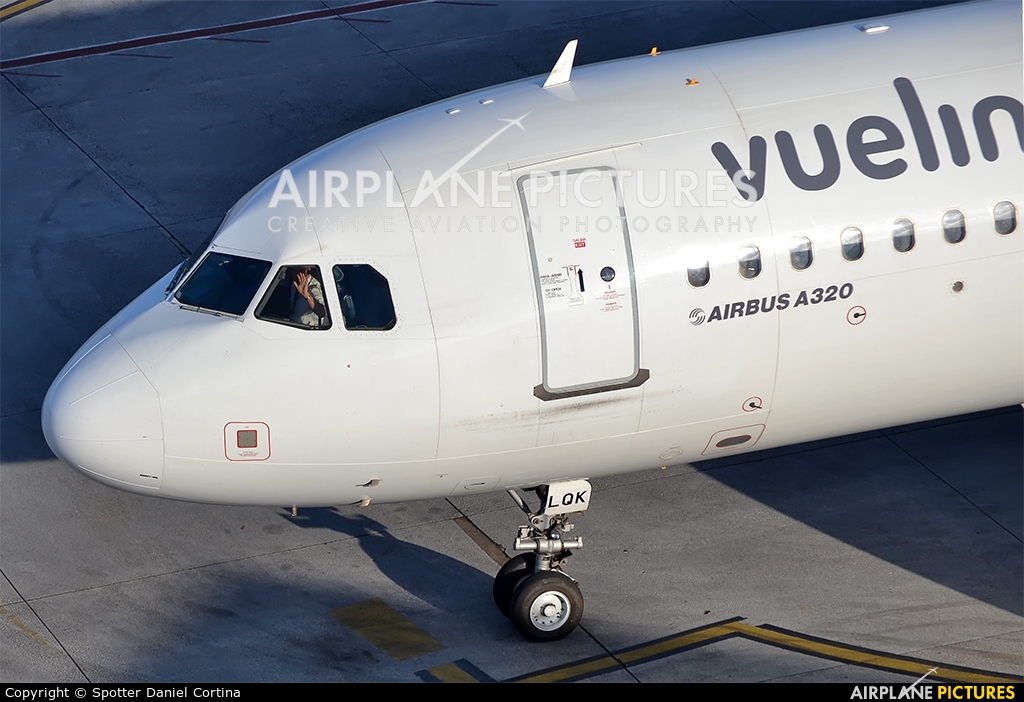 Vueling Airlines EC-LQK aircraft at La Coruña