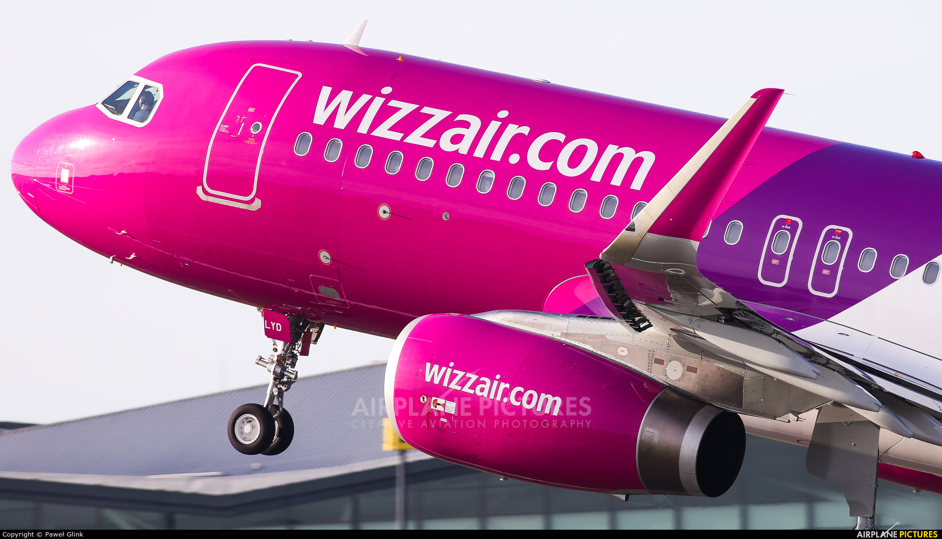 Wizz Air HA-LYD aircraft at Gdańsk - Lech Wałęsa