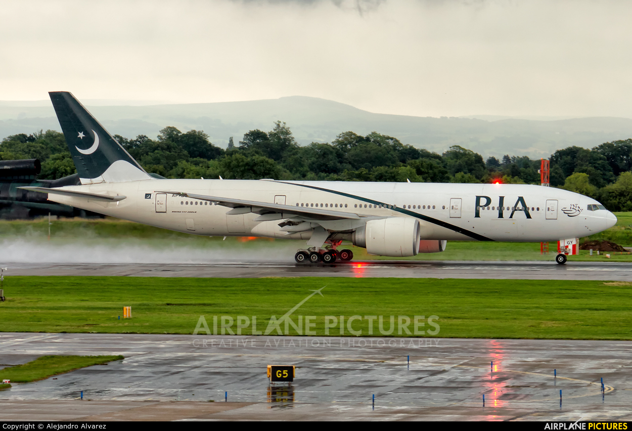 PIA - Pakistan International Airlines AP-BGY aircraft at Manchester