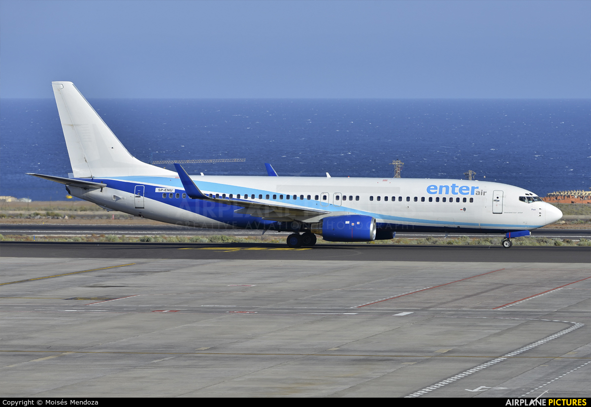 Enter Air SP-ENU aircraft at Tenerife Sur - Reina Sofia