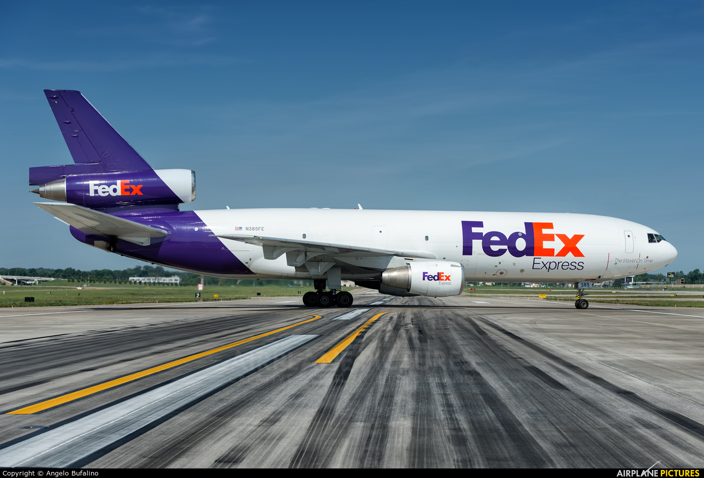 FedEx Federal Express N385FE aircraft at Memphis Intl