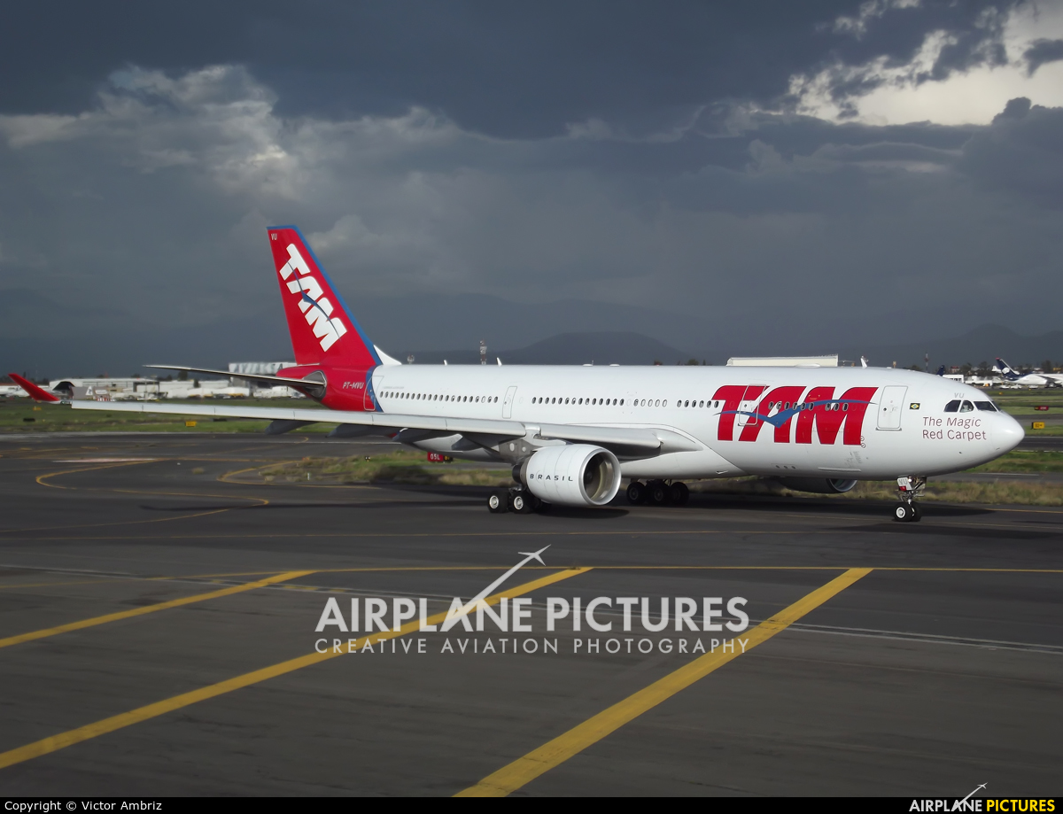 TAM PT-MVU aircraft at Mexico City - Licenciado Benito Juarez Intl