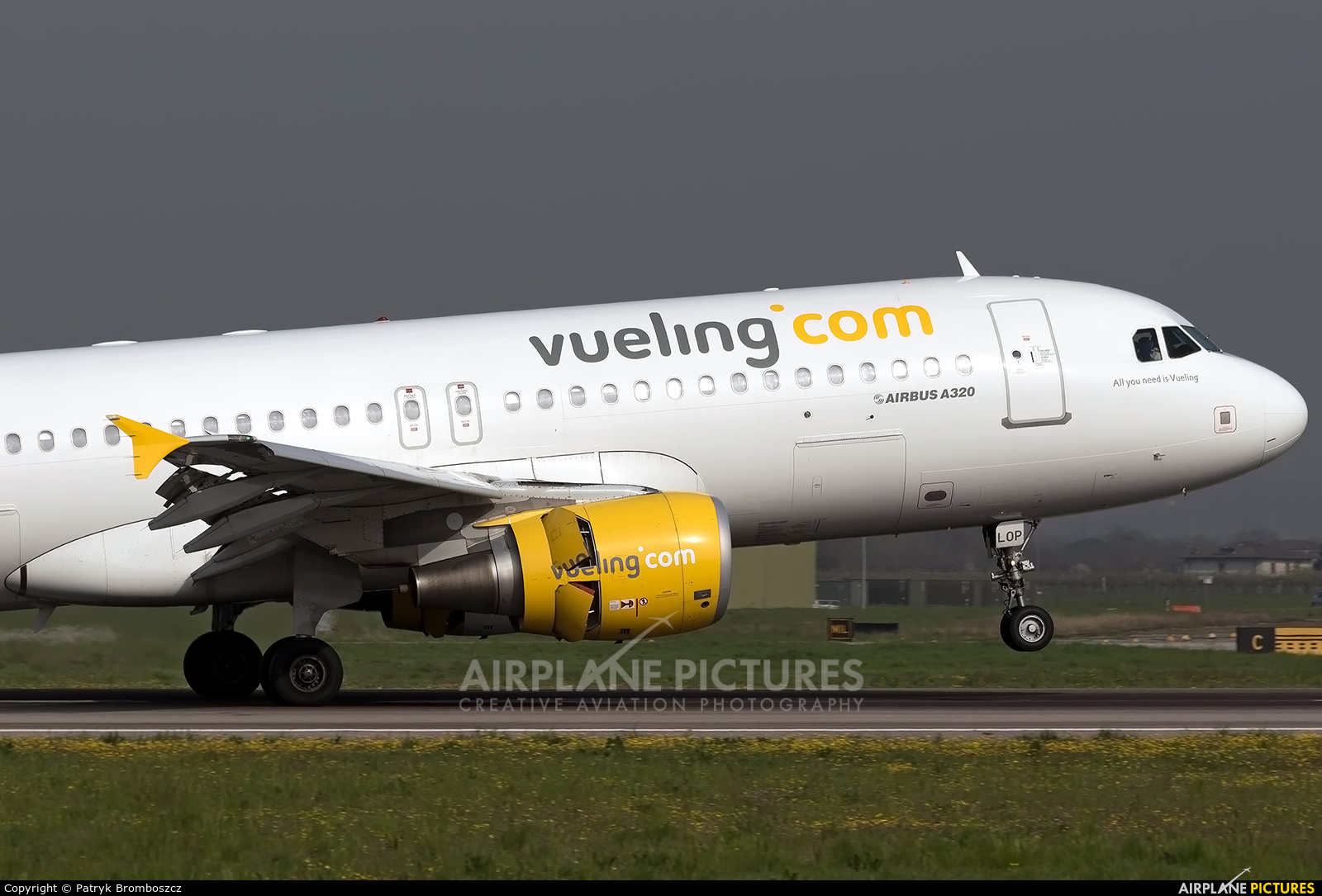 Vueling Airlines EC-LOP aircraft at Verona - Villafranca