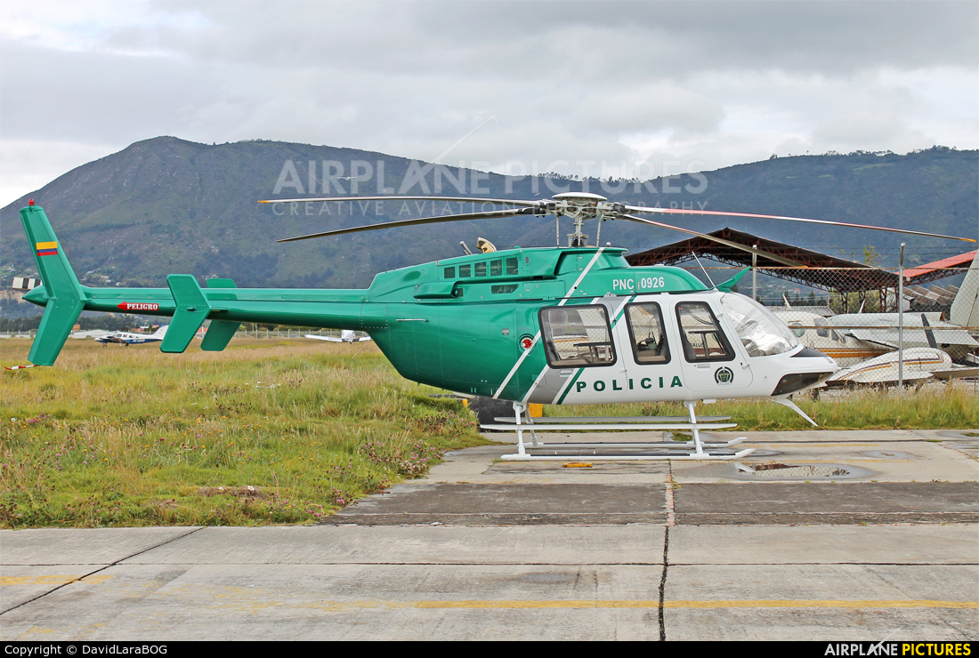 Colombia - Police PNC-0926 aircraft at Chía