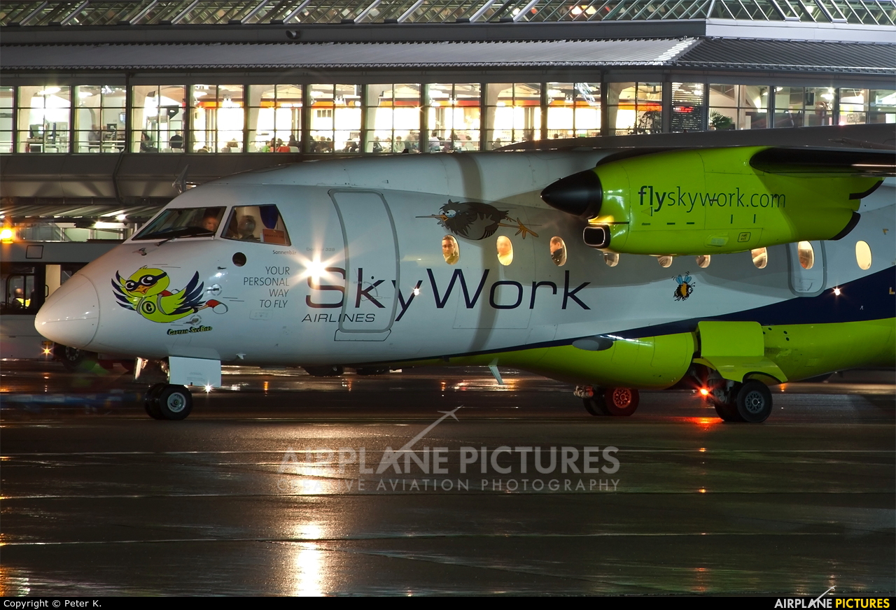 Sky Work Airlines HB-AEV aircraft at Berlin - Tegel