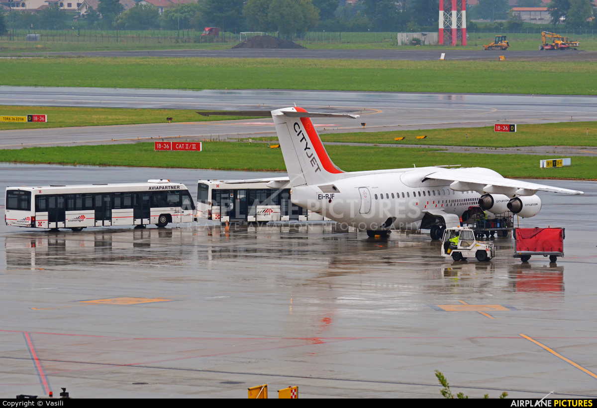 CityJet EI-RJF aircraft at Turin - Caselle