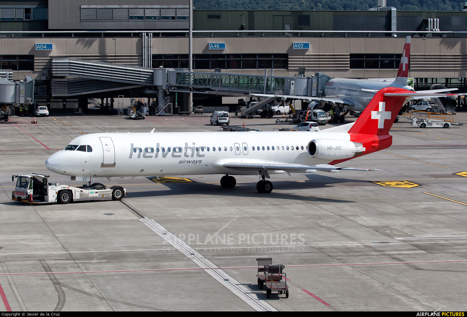 Helvetic Airways HB-JVC aircraft at Zurich