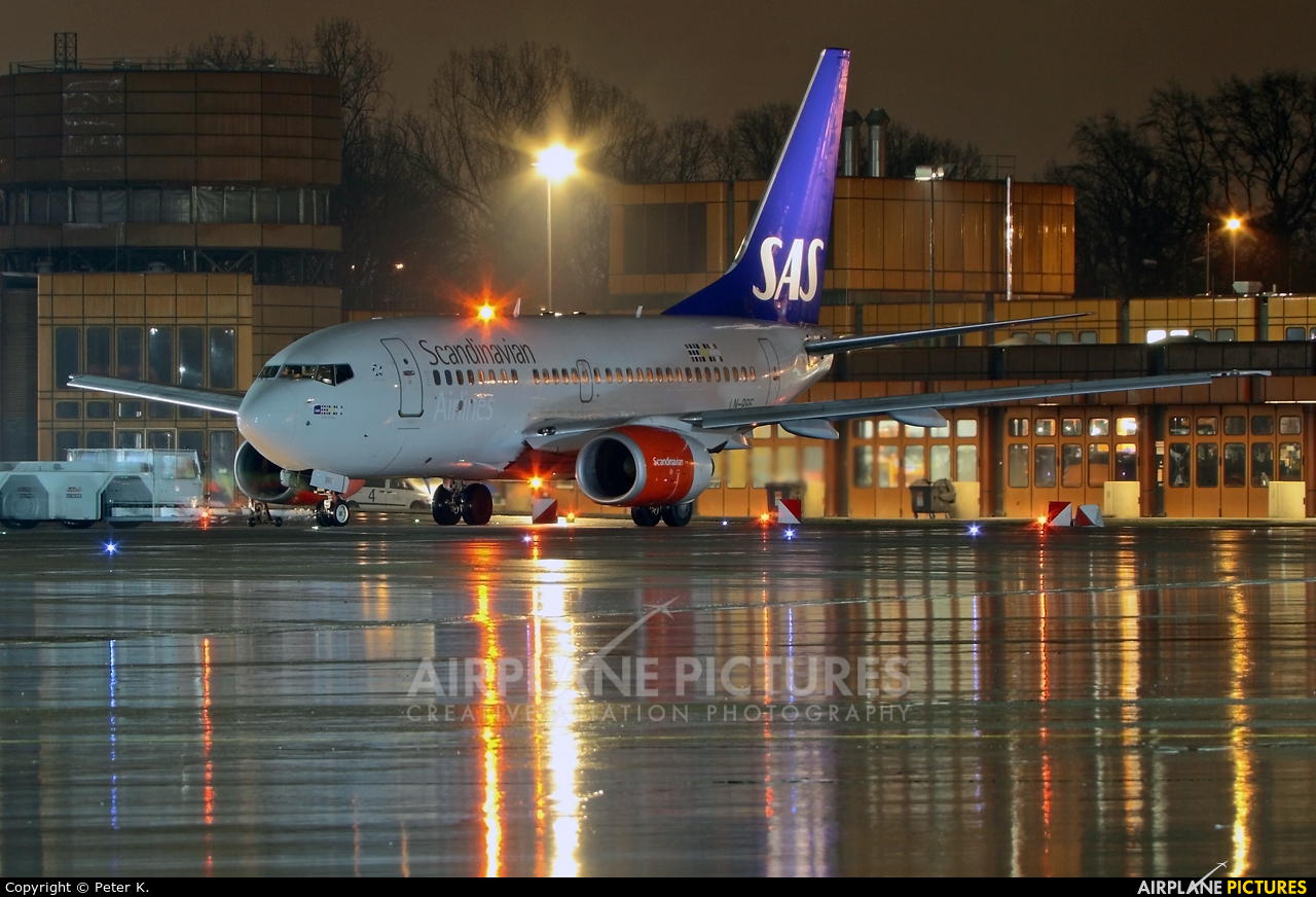 SAS - Scandinavian Airlines LN-RPF aircraft at Berlin - Tegel