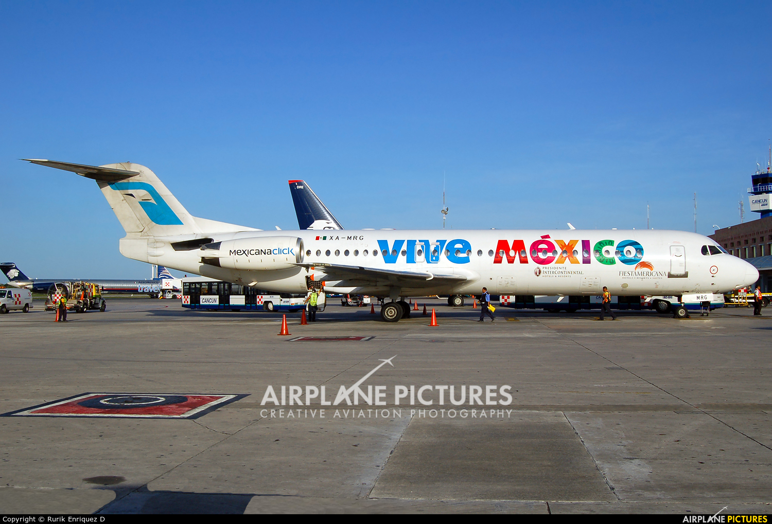 clickMexicana XA-MRG aircraft at Cancun Intl