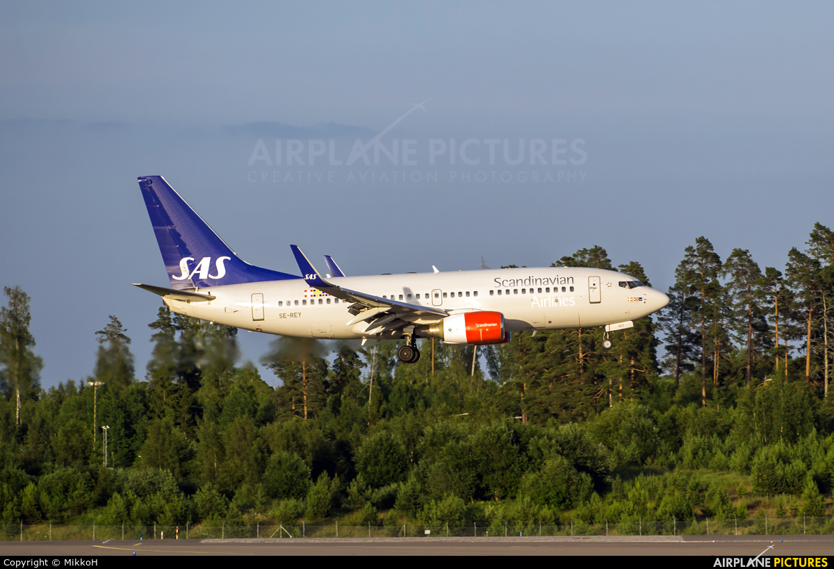 SAS - Scandinavian Airlines SE-REY aircraft at Stockholm - Arlanda