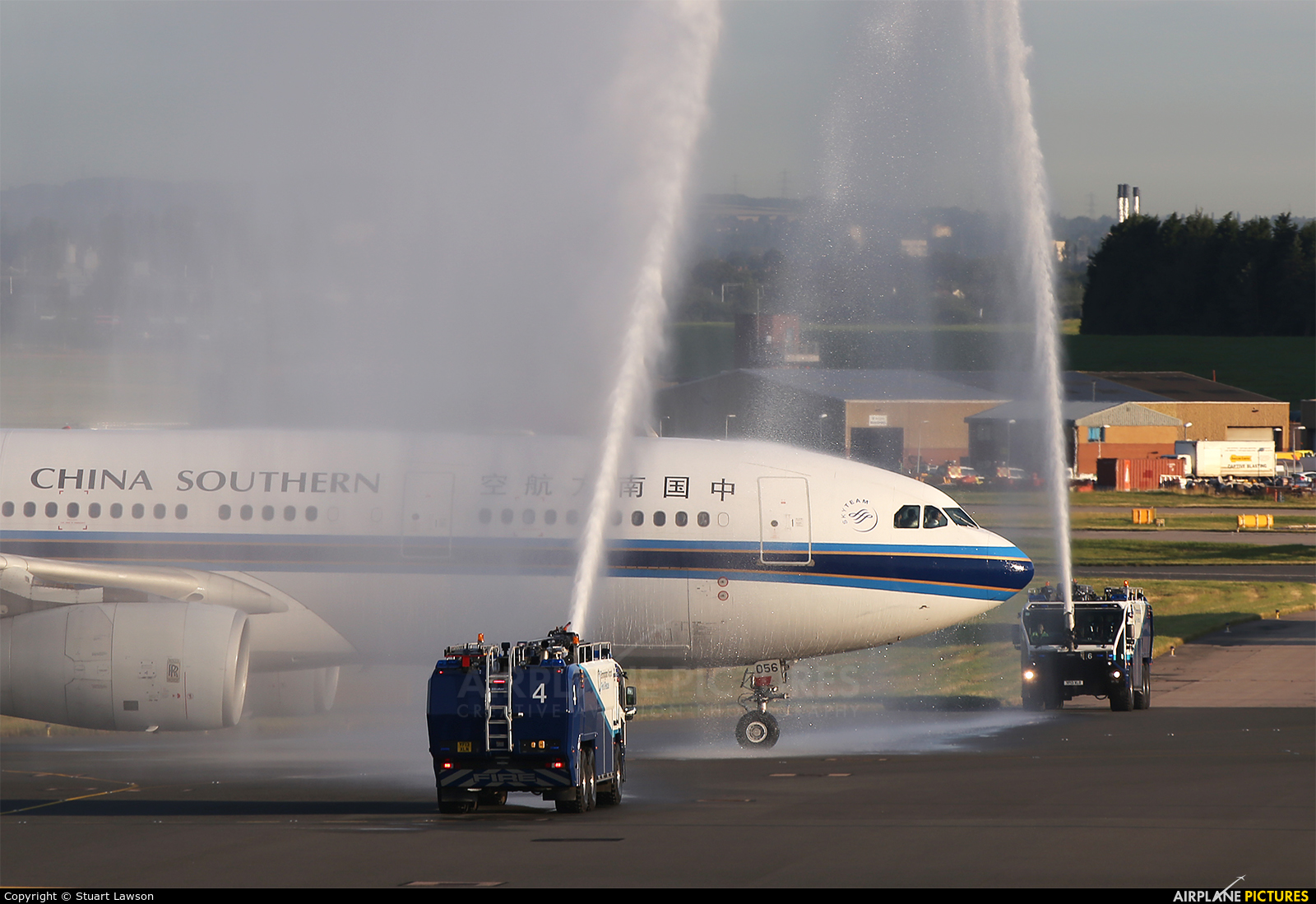 China Southern Airlines B-6056 aircraft at Birmingham