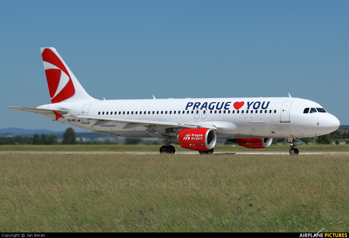 CSA - Czech Airlines OK-MEI aircraft at Brno - Tuřany