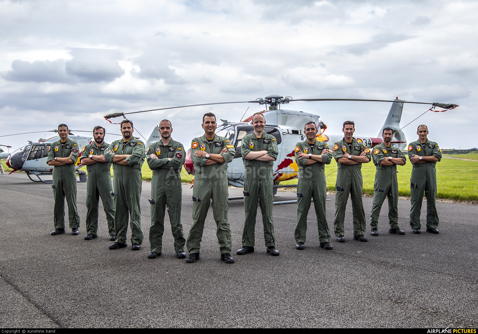 Spain - Air Force: Patrulla ASPA - aircraft at Waddington