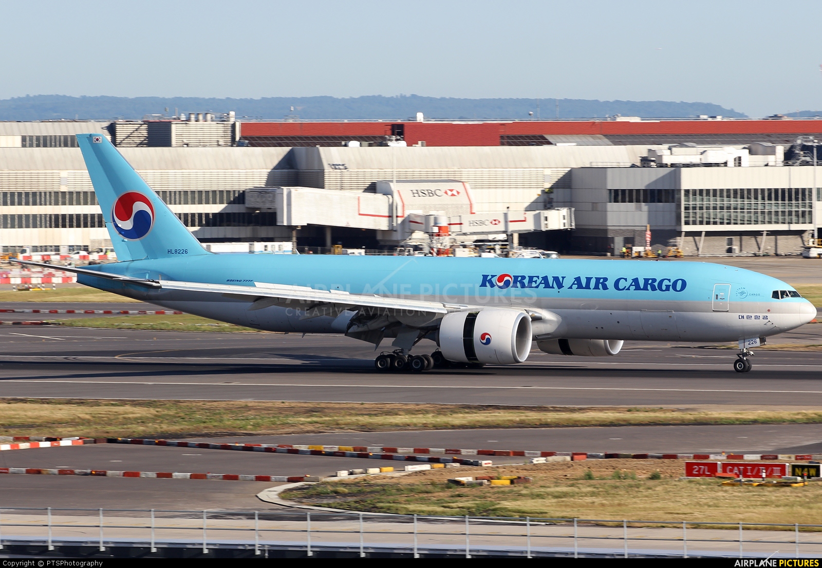 Korean Air Cargo HL8226 aircraft at London - Heathrow