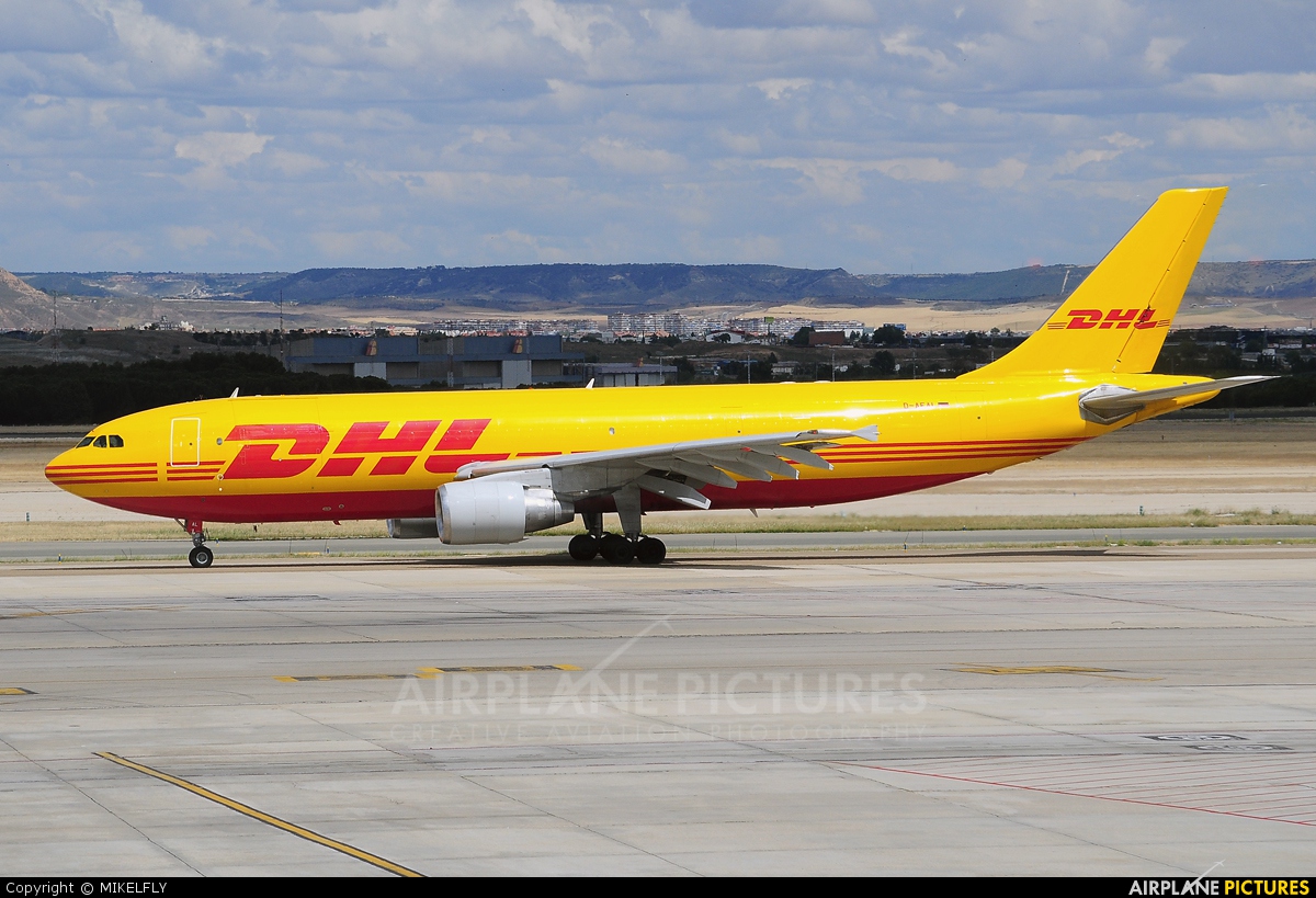 DHL Cargo D-AEAL aircraft at Madrid - Barajas