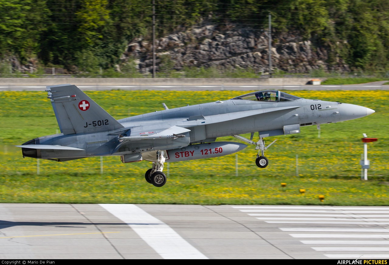 Switzerland - Air Force J-5012 aircraft at Meiringen