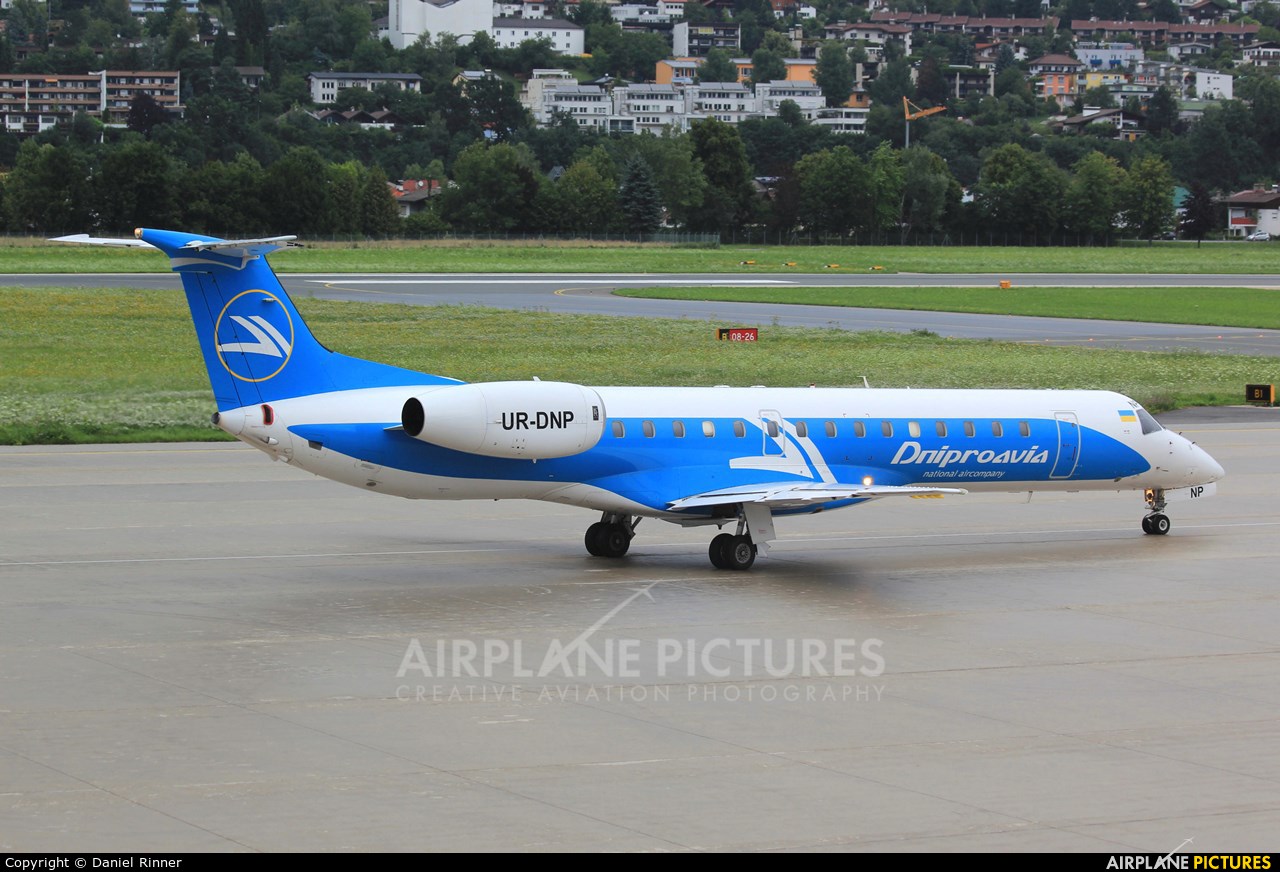 Dniproavia UR-DNP aircraft at Innsbruck