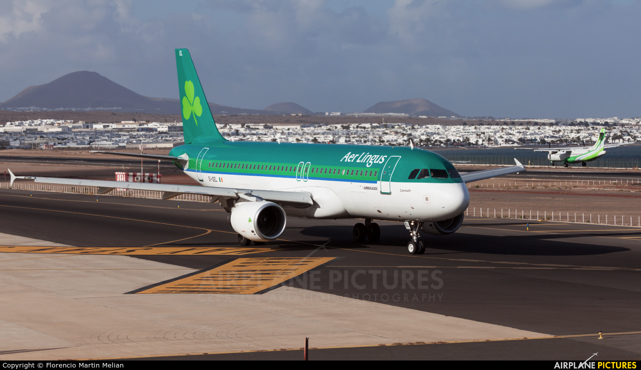 Aer Lingus EI-DEL aircraft at Lanzarote - Arrecife