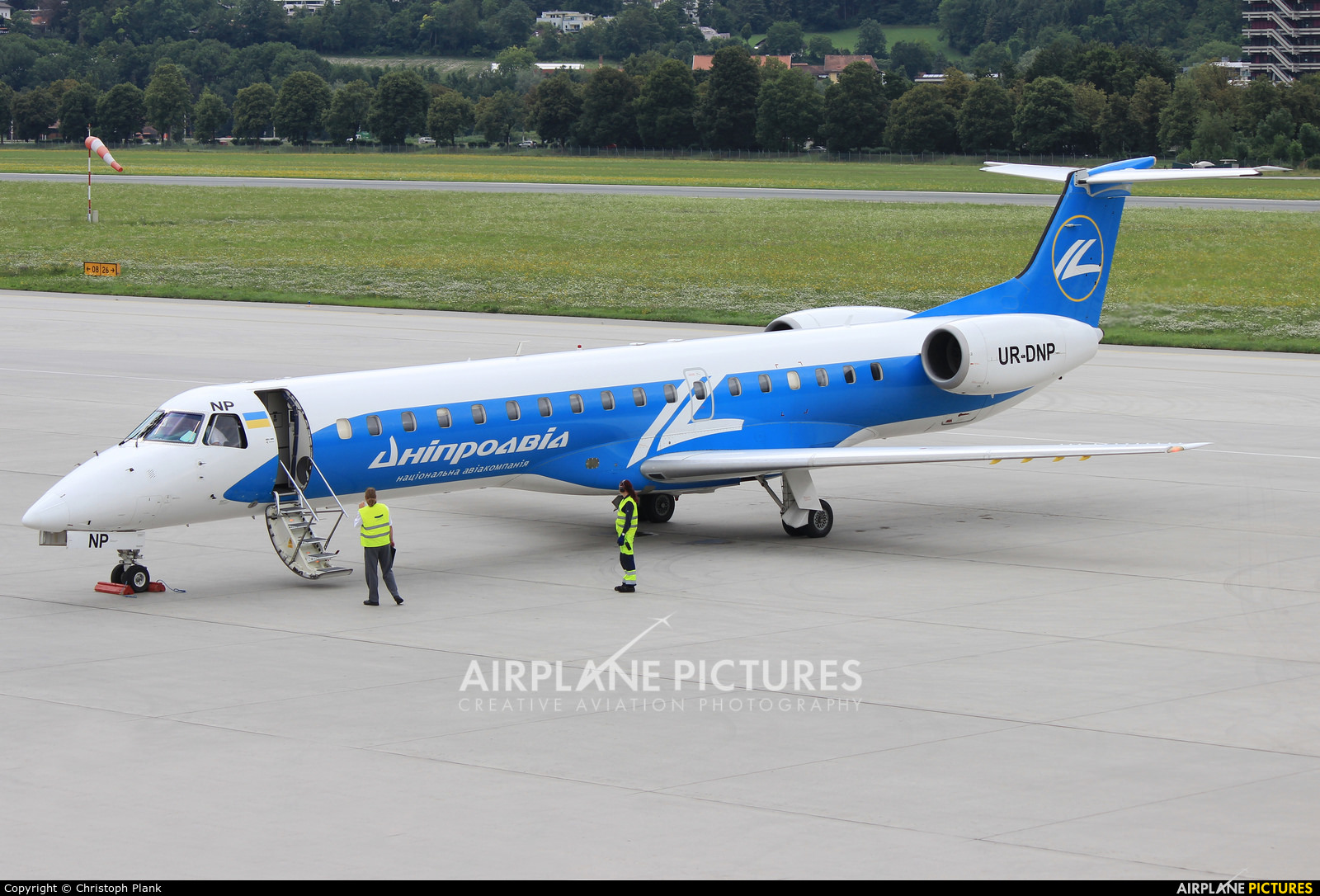 Dniproavia UR-DNP aircraft at Innsbruck
