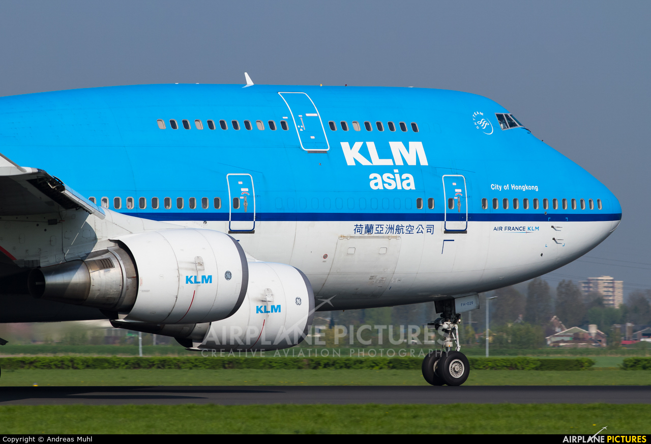 KLM Asia PH-BFH aircraft at Amsterdam - Schiphol