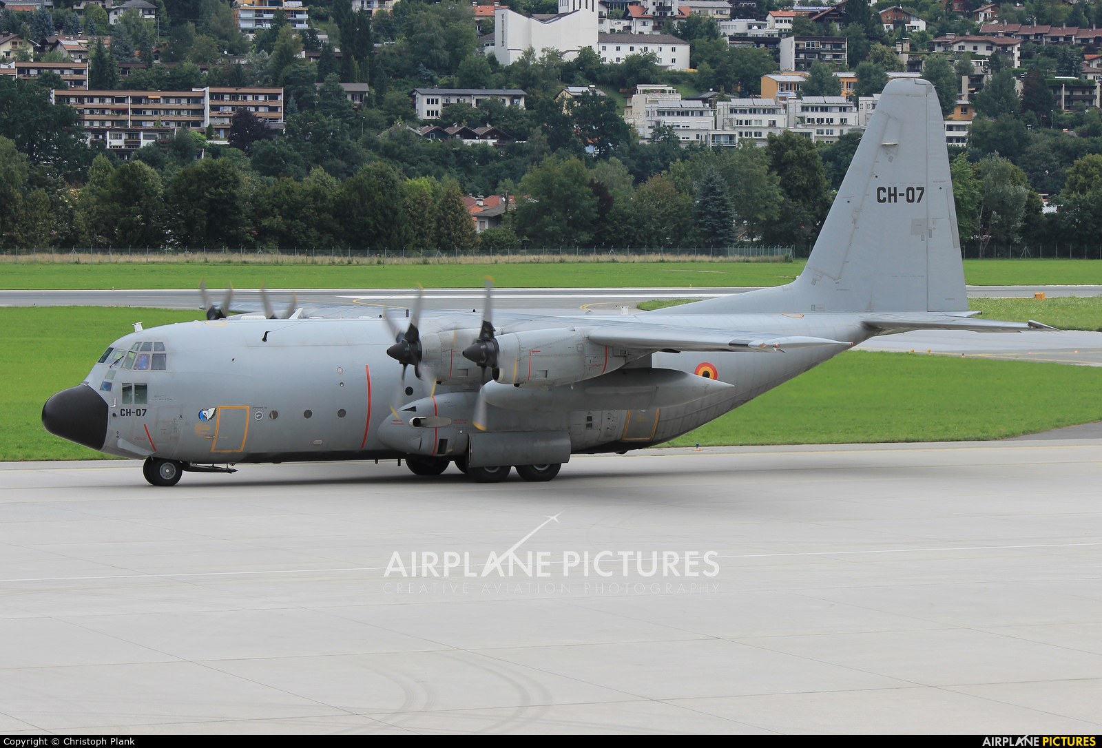 Belgium - Air Force CH-07 aircraft at Innsbruck