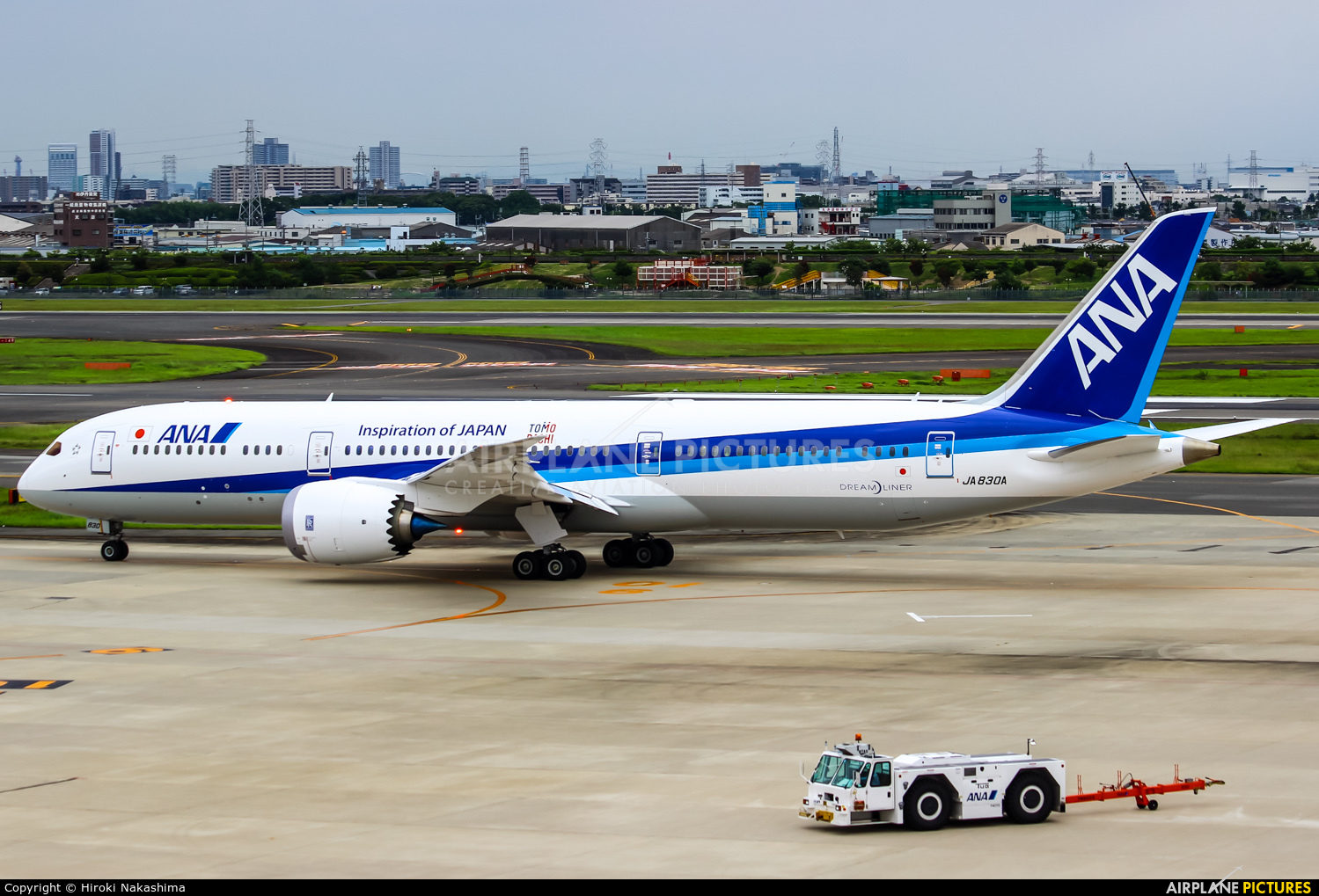 ANA - All Nippon Airways JA830A aircraft at Osaka - Itami Intl