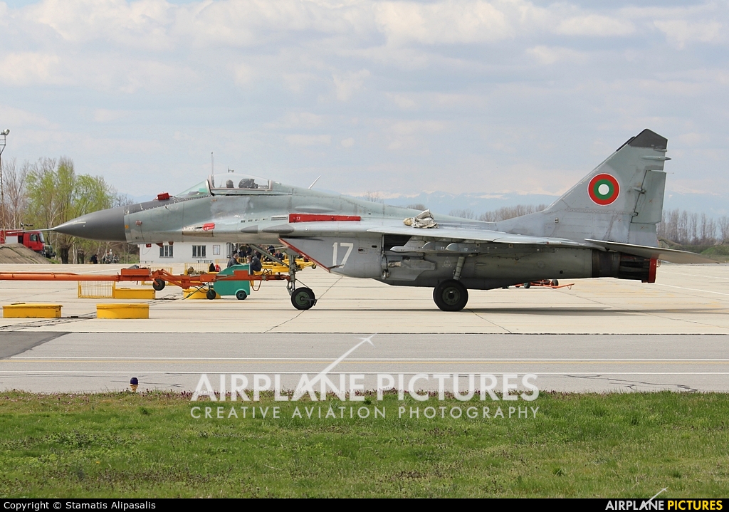 Bulgaria - Air Force 17 aircraft at Graf Ignatievo