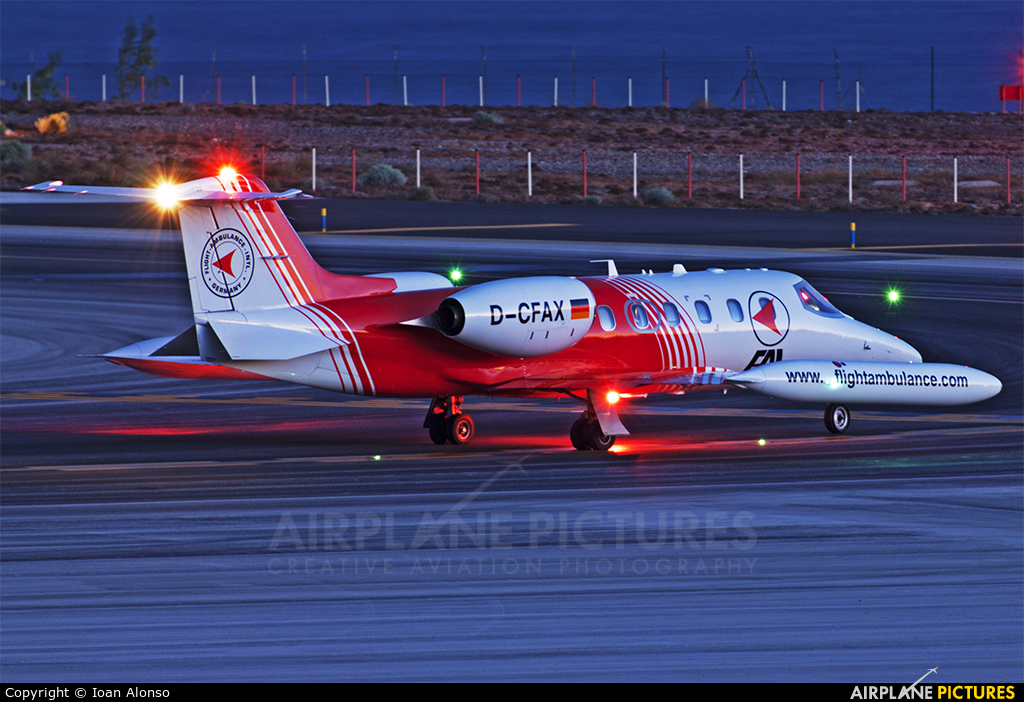 FAI - Flight Ambulance International D-CFAX aircraft at Tenerife Sur - Reina Sofia