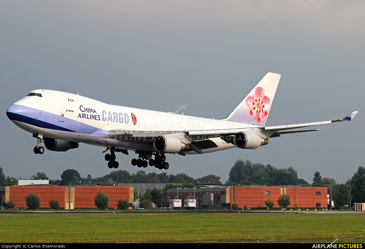 China Airlines Cargo B-18706 aircraft at Amsterdam - Schiphol