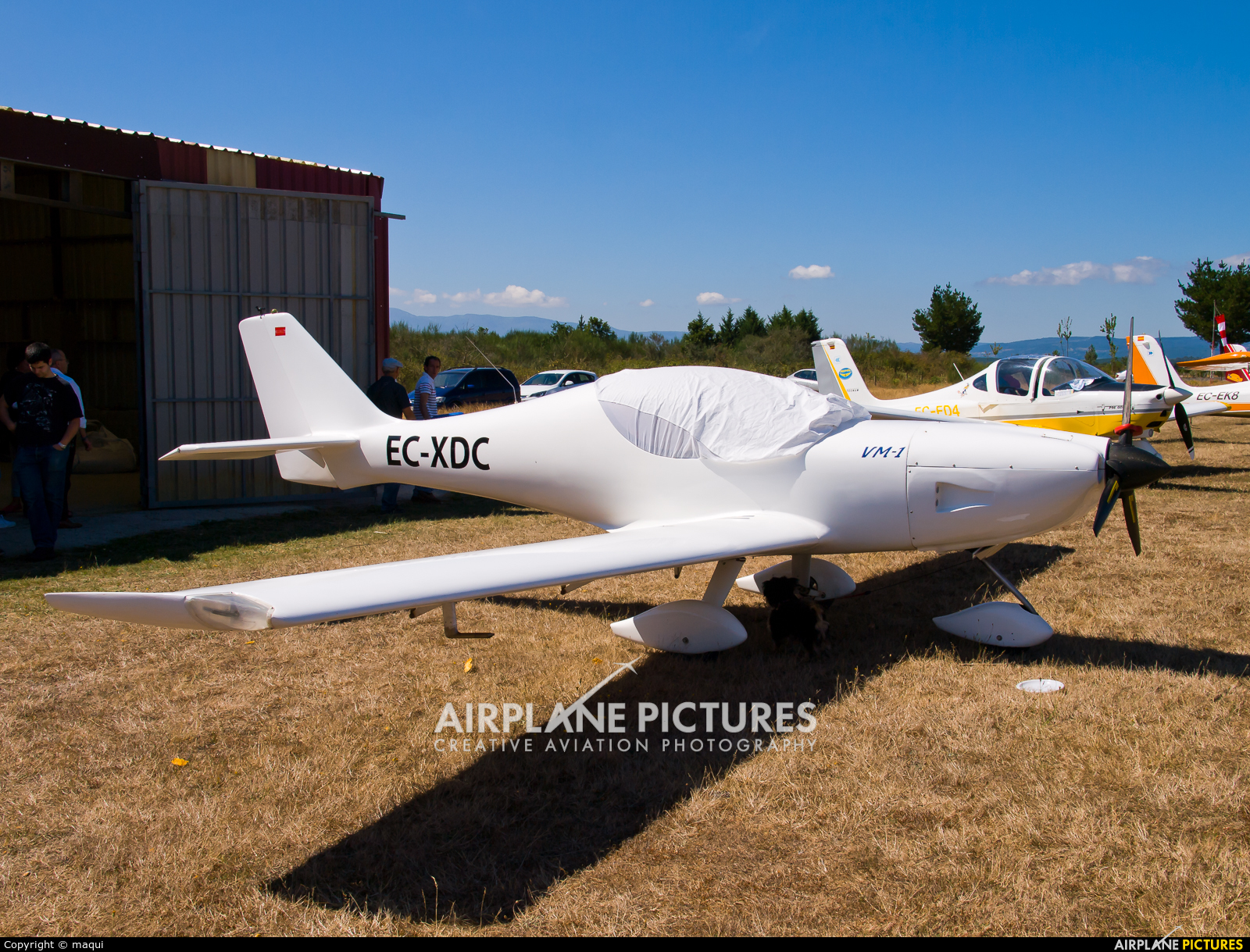 Private EC-XDC aircraft at Campo de vuelo "As Lamas"